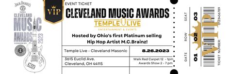 oh music awards vote|cleveland music awards 2023.